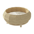 hello!kitty~Pet Bed with Petal-Shaped Elevated Stand (Solid Wood)