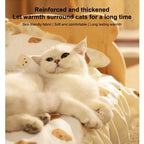 hello!kitty~Large Cat Bed with Mattress and Pillow (Bear Design)