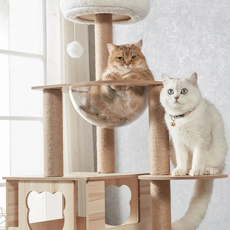 hello!kitty~Dome-Shaped Comfortable 5-Layer Cat Tree-Y1