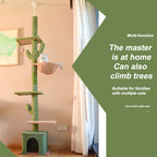 HELLO!KITTY~Premium Cactus Floor-to-Ceiling Cat Tree
