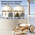 hello!Baby~Outdoor Lightweight Pet Cart with Double Removable Rails