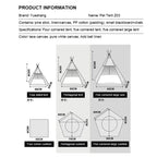 hello!kitty~Ins-style Home White Full Sheer Fabric Pet Tent (with Soft Cushion)